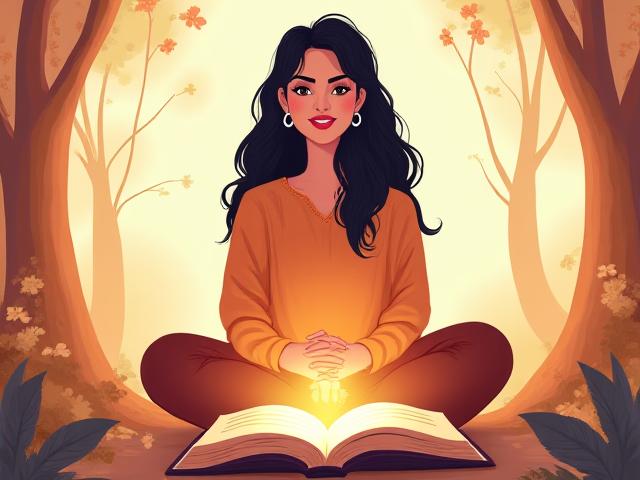 हाथी पेजेस की संस्थापक, पुस्तक और हाथी के बीच एक प्रेरणादायक क्षण साझा कर रही हैं।